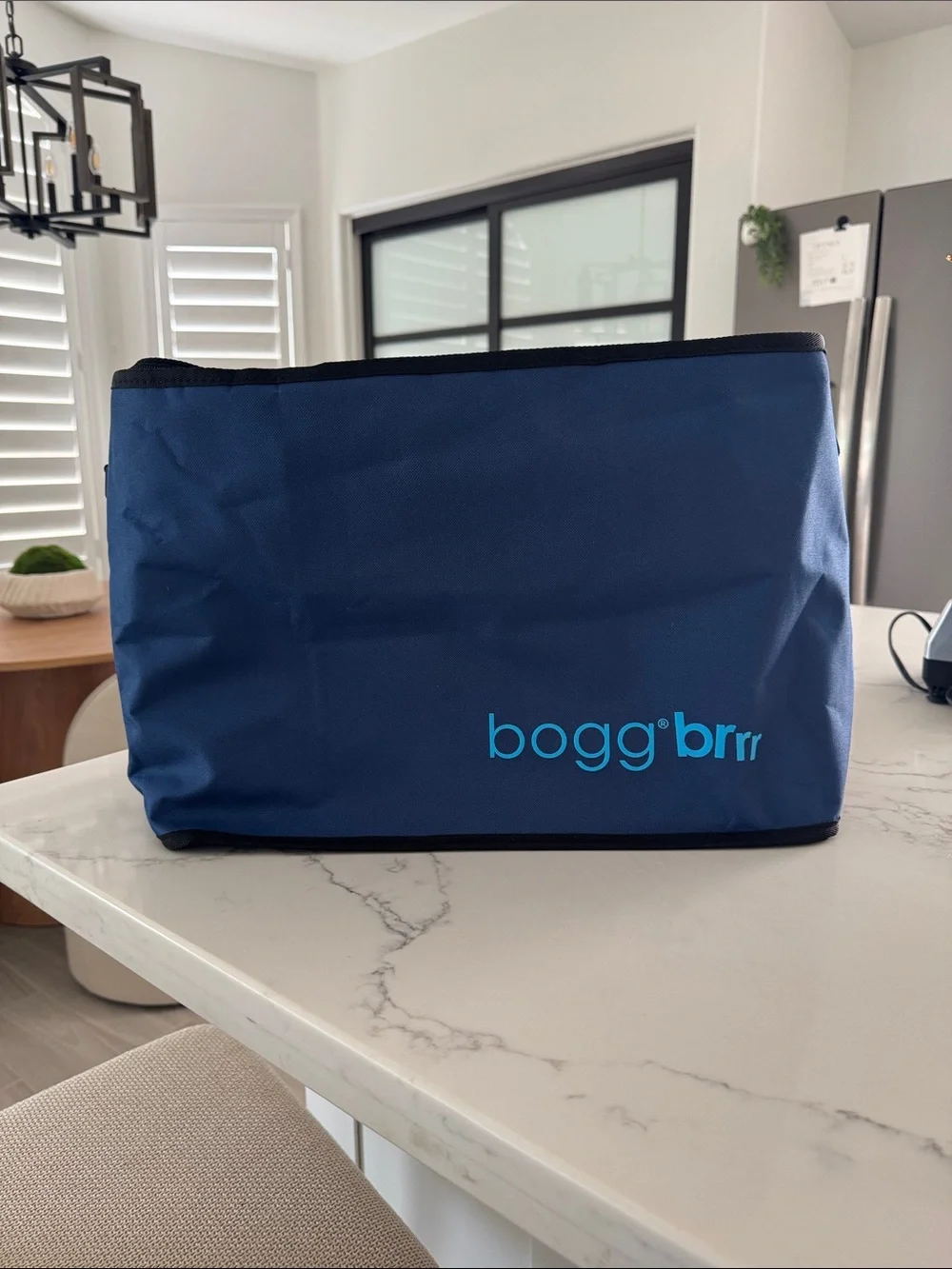 BOGG BAG Brrr Navy Blue Insulated Duffel Cooler